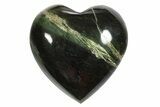 1.6" Polished Polished Jade (Nephrite) Hearts - Photo 2